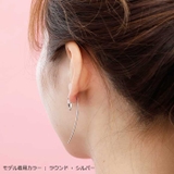 ラウンド＆トライアングル ロングスティック ステンレスピアス （1ペア） | ピアス専門店HOMESLICEPRODUCTIONS | 詳細画像11 