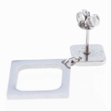 ダイヤプレート＆フレーム ステンレスピアス （1ペア） | ピアス専門店HOMESLICEPRODUCTIONS | 詳細画像5 