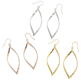 リーフモチーフ シャープフレーム ステンレスピアス （1ペア） | ピアス専門店HOMESLICEPRODUCTIONS | 詳細画像2 