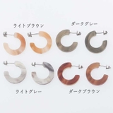 ピアス サージカルステンレス アクリルフープ(小) | ピアス専門店HOMESLICEPRODUCTIONS | 詳細画像2 