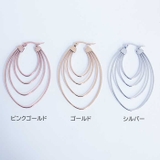 ピアス サージカルステンレス 4レイヤードオーバル | ピアス専門店HOMESLICEPRODUCTIONS | 詳細画像2