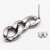 ピアス サージカルステンレス チェーンリンクダングル | ピアス専門店HOMESLICEPRODUCTIONS | 詳細画像10 