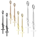 ピアス サージカルステンレス トリプルクロス | ピアス専門店HOMESLICEPRODUCTIONS | 詳細画像1 