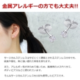 316Lサージカルステンレス ラウンドジュエルピアス 3mm | ピアス専門店HOMESLICEPRODUCTIONS | 詳細画像2