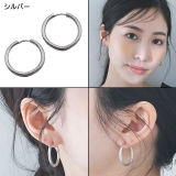 フープピアス サージカルステンレス 細め | ピアス専門店HOMESLICEPRODUCTIONS | 詳細画像3 