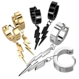 フープピアス サージカルステンレス チャーム付 | ピアス専門店HOMESLICEPRODUCTIONS | 詳細画像1 