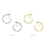 イヤリング サージカルステンレス ツイストサークル | ピアス専門店HOMESLICEPRODUCTIONS | 詳細画像2