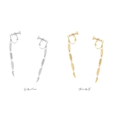 イヤリング サージカルステンレス 4連スクエアプレート | ピアス専門店HOMESLICEPRODUCTIONS | 詳細画像2