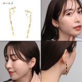 イヤリング サージカルステンレス 4連スクエアプレート | ピアス専門店HOMESLICEPRODUCTIONS | 詳細画像4