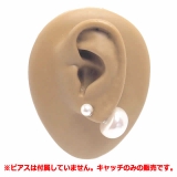 ピアスキャッチ ハーフドーム フェイクパール | ピアス専門店HOMESLICEPRODUCTIONS | 詳細画像3
