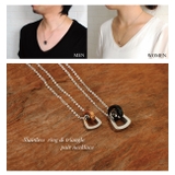 316Lサージカルステンレス リング&トライアングルネックレス ペア | ピアス専門店HOMESLICEPRODUCTIONS | 詳細画像4