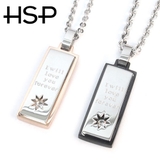 316Lサージカルステンレス カッティングサンプレートネックレス ペア | ピアス専門店HOMESLICEPRODUCTIONS | 詳細画像2