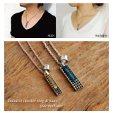 316Lサージカルステンレス チェッカー リング&プレートネックレス | ピアス専門店HOMESLICEPRODUCTIONS | 詳細画像4