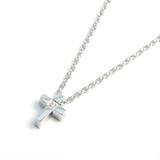 316L サージカルステンレス ネックレス ミニクロス ジュエル | ピアス専門店HOMESLICEPRODUCTIONS | 詳細画像1