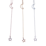 ムーン&スター ステンレス ネックレス | ピアス専門店HOMESLICEPRODUCTIONS | 詳細画像2