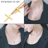 バラエティチャーム ダブルレイヤーチェーン ステンレスネックレス | ピアス専門店HOMESLICEPRODUCTIONS | 詳細画像5