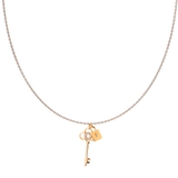 ピンクゴールド | ネックレス サージカルステンレス ロック＆キー | ピアス専門店HOMESLICEPRODUCTIONS