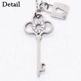 ネックレス サージカルステンレス ロック＆キー | ピアス専門店HOMESLICEPRODUCTIONS | 詳細画像3 