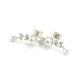 パール&amp;フラワー&amp;リーフジュエルピアス【シルバー925ポスト レ… | ピアス専門店HOMESLICEPRODUCTIONS | 詳細画像1 