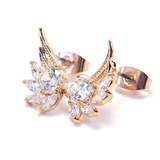 316Lステンレスポスト CZエンジェルウィングピアス 1ペア | ピアス専門店HOMESLICEPRODUCTIONS | 詳細画像9 