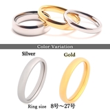 316Lサージカルステンレス ノーマルリング | ピアス専門店HOMESLICEPRODUCTIONS | 詳細画像2