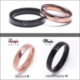 316Lサージカルステンレス ワンストーンシンプルリング | ピアス専門店HOMESLICEPRODUCTIONS | 詳細画像3