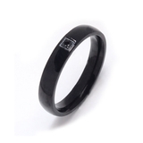 316Lサージカルステンレス ワンストーンシンプルリング | ピアス専門店HOMESLICEPRODUCTIONS | 詳細画像1