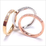 316Lサージカルステンレス CZ ジュエルラインリング | ピアス専門店HOMESLICEPRODUCTIONS | 詳細画像6