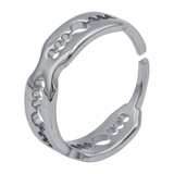 シルバー | ステンレスリング 指輪 シンプル | ピアス専門店HOMESLICEPRODUCTIONS