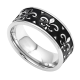 ユリ紋章 ステンレスリング 316Lステンレス | ピアス専門店HOMESLICEPRODUCTIONS | 詳細画像6