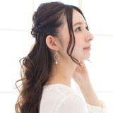 ピアス サージカルステンレス ティアドロップ淡水パール＆ウォープデザインフレーム | ピアス専門店HOMESLICEPRODUCTIONS | 詳細画像5 