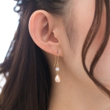 ピアス サージカルステンレス CZ＆淡水パール | ピアス専門店HOMESLICEPRODUCTIONS | 詳細画像7 