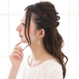 ピアス サージカルステンレス CZ＆淡水パール | ピアス専門店HOMESLICEPRODUCTIONS | 詳細画像5 