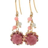 チェリークォーツ | ピアス サージカルステンレス ナチュラルストーン | ピアス専門店HOMESLICEPRODUCTIONS