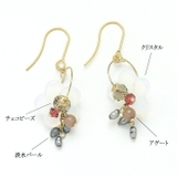 ピアス サージカルステンレス 淡水パール&ナチュラルストーン | ピアス専門店HOMESLICEPRODUCTIONS | 詳細画像2