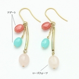 ピアス サージカルステンレス ナチュラルストーン | ピアス専門店HOMESLICEPRODUCTIONS | 詳細画像2 