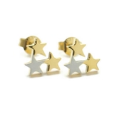 ゴールド | ピアス サージカルステンレス ティンクル＆マットスター | ピアス専門店HOMESLICEPRODUCTIONS