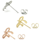 ピアス サージカルステンレス ツイストロープリボン 1ペア レディース 両耳用 | ピアス専門店HOMESLICEPRODUCTIONS | 詳細画像6 