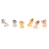 ピアス サージカルステンレス ミニフラットハート 1ペア レディース 両耳用 | ピアス専門店HOMESLICEPRODUCTIONS | 詳細画像1 