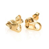 ゴールド | ピアス サージカルステンレス ジッパー 1ペア レディース 両耳用 | ピアス専門店HOMESLICEPRODUCTIONS