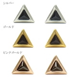 ピアス サージカルステンレス トライアングルピラミッド | ピアス専門店HOMESLICEPRODUCTIONS | 詳細画像2 