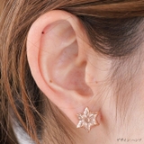 ピアス サージカルステンレス クロス＆ヘンプリーフ 1ペア レディース 両耳用 | ピアス専門店HOMESLICEPRODUCTIONS | 詳細画像4 