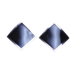 シルバー | ピアス サージカルステンレス ダイヤカーブ 1ペア レディース 両耳用 | ピアス専門店HOMESLICEPRODUCTIONS