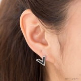 ピアス サージカルステンレス エッジ ピース 1ペア レディース 両耳用 | ピアス専門店HOMESLICEPRODUCTIONS | 詳細画像7 