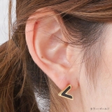 ピアス サージカルステンレス エッジ ピース 1ペア レディース 両耳用 | ピアス専門店HOMESLICEPRODUCTIONS | 詳細画像3 