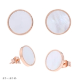 ピアス サージカルステンレス エッジ ラウンド 1ペア レディース 両耳用 | ピアス専門店HOMESLICEPRODUCTIONS | 詳細画像2 