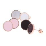 ピアス サージカルステンレス エッジ ラウンド 1ペア レディース 両耳用 | ピアス専門店HOMESLICEPRODUCTIONS | 詳細画像1 