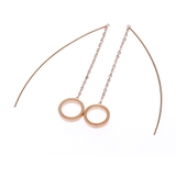 ピンクゴールド | ピアス サージカルステンレス ラウンドフレーム | ピアス専門店HOMESLICEPRODUCTIONS