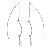 シルバー | ピアス サージカルステンレス ウェーブスティック | ピアス専門店HOMESLICEPRODUCTIONS