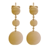 ゴールド | ピアス サージカルステンレス ラウンドプレート | ピアス専門店HOMESLICEPRODUCTIONS